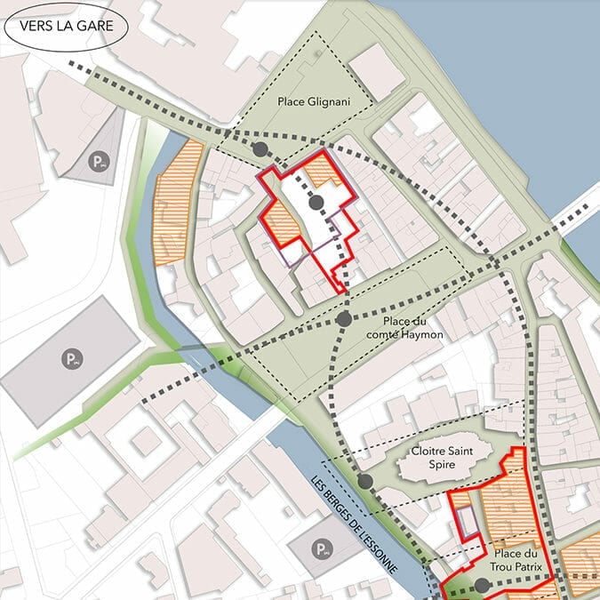 Renouvellement UrbainRevitalisation de deux centres anciens__CORBEIL-ESSONNES