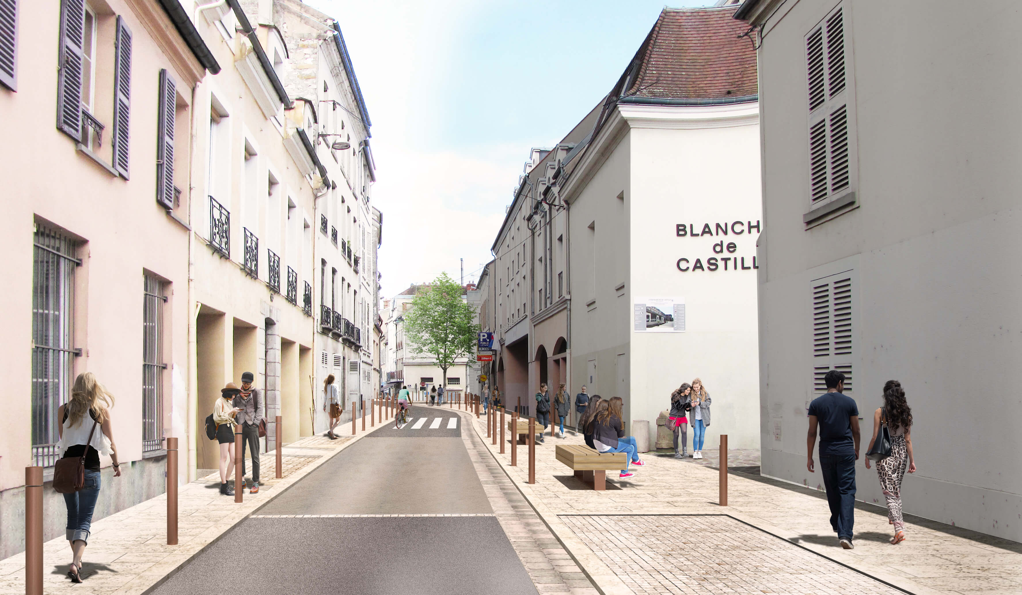 Rue du Château fontainebleau